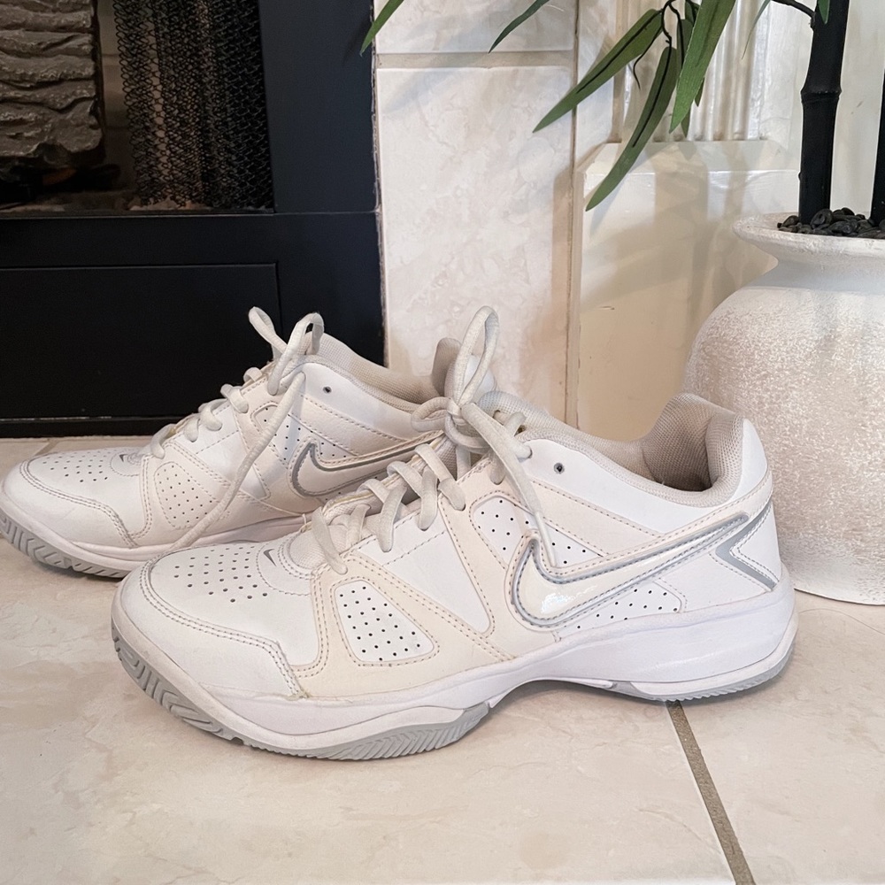 White Nike sneakers